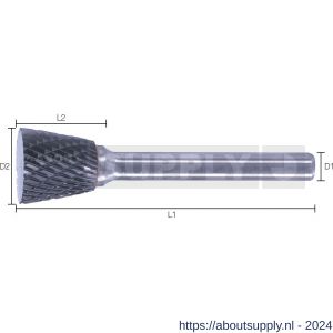 Labor RBUN1000 HM stiftfrees universele vertanding type N trapezium 10.0x10/55 mm koker - S50304420 - afbeelding 1