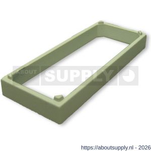 Dulimex DX RBM TP1000 WE tussenplaat voor raambeslag RBM zamac epoxy coating wit - S30202673 - afbeelding 1