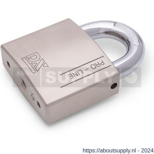 Dulimex DX HSPRO 70 O SE hangslot DX PRO-line SKG** 70 mm verschillend sluitend open beugel 3 sleutels en security card zilver - S30204148 - afbeelding 1