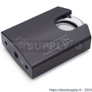 Dulimex DX HSPRO 50 C BE hangslot DX PRO-line SKG* 50 mm verschillend sluitend gesloten beugel 3 sleutels en security card zwart - S30204145 - afbeelding 1