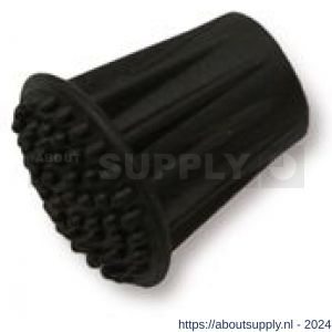 Dulimex DX DVZ S ACC zwarte rubberen dop voor deurvastzetters met veer DVZ S-serie - S30202208 - afbeelding 1