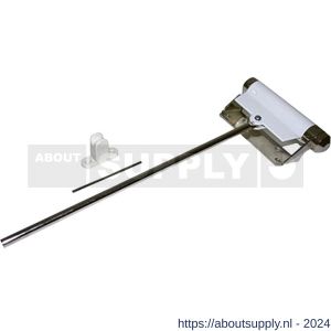 Dulimex DX DV P 200-01 deursluiter variabel instelbare zwaarte 1-2 met borgstift en pen staal wit gelakt - S30203749 - afbeelding 1
