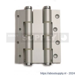 Justor DVD 120/30 SE deurveerscharnier dubbel 120/30 mm zilvergrijs - S30204167 - afbeelding 1