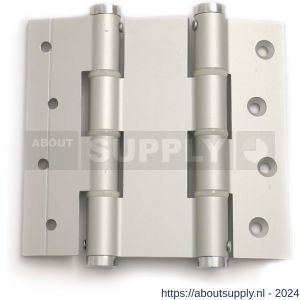Justor DVD 120/40 SE deurveerscharnier dubbel 120/40 mm zilvergrijs - S30204169 - afbeelding 1