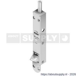 Olda 28 HZA 30 T1 automatische kantschuif type 28 HZA type 1 verlengde schoot +30 mm staal verzinkt voor houten deuren - S30205028 - afbeelding 1