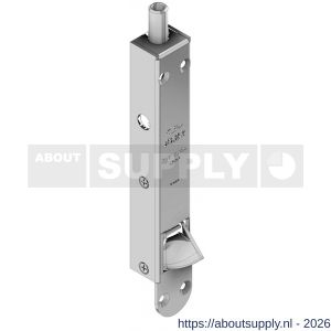 Olda 28 HZA 20 T2 automatische kantschuif type 28 HZA type 2 verlengde schoot +20 mm staal verzinkt voor houten deuren - S30205034 - afbeelding 1