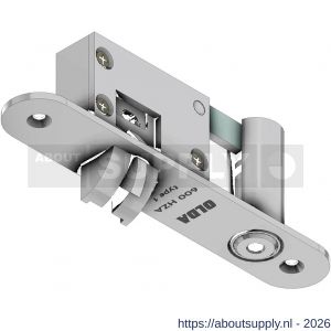 Olda 600 HZA T1 automatische kantschuif type 600 HZA type 1 deurkozijn model 136 mm staal verzinkt voor stalen-aluminium deuren - S30205059 - afbeelding 1