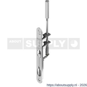 Olda 33 HZMR12 kantschuif type 33 HZMR schoot diameter 12 mm lengte 60 mm staal verzinkt voor stalen-aluminium deuren - S30205073 - afbeelding 1