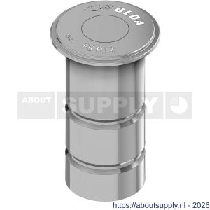 Olda FS R12 sluitpot type FSR 12 lijm type diameter 13 mm voor schoten tussen diameter 8 mm tot diameter 12 mm RVS - S30205017 - afbeelding 1