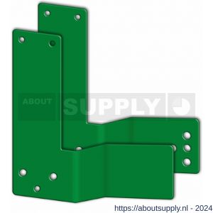 GFS M 381 GFS EH-Exit control montage hulpstuk voor paniekstangen verzet 50 mm DIN rechtse deuren groen - S30202449 - afbeelding 1