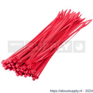 Dulimex DX 85100-25 kabelbundelband nylon 6.6 rood 2,5x100 mm - S30200103 - afbeelding 1