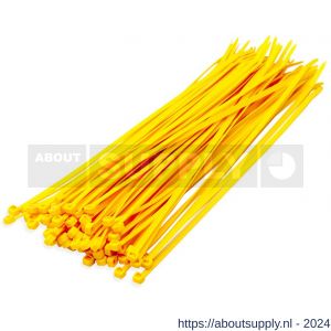 Dulimex DX 86370-76 kabelbundelband nylon 6.6 geel 7,6x370 mm - S30200116 - afbeelding 1