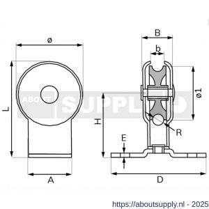 Dulimex DX BKS.3206-ZB markieskatrol staand verzinkt 1 stuk op kaart - S30204843 - afbeelding 2