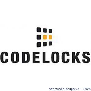 Codelocks KNSV-7030 PVD elektronisch codeslot 2-zijdig code tableau krukbediening Heavy Duty met inbouw nachtschoot en vastzetter vrije toegang 80 gebruikerscodes 10 eenmalige gebruikerscodes 200.000 operaties links en rechts - S30204898 - afbeelding 2