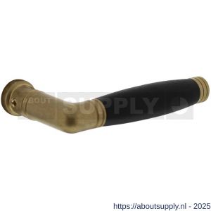 Intersteel 0375 deurkruk gatdeel Ton 222 messing getrommeld-ebbenhout - S26001397 - afbeelding 1
