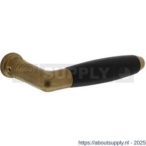 Intersteel 0377 deurkruk gatdeel Ton 400 messing getrommeld-ebbenhout - S26001400 - afbeelding 1