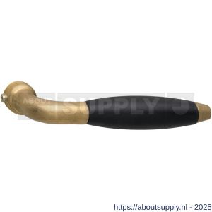Intersteel 0420 deurkruk gatdeel Antonnet messing getrommeld-ebbenhout - S26001414 - afbeelding 1