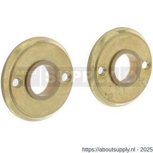 Intersteel 3173 rozetten diameter 50x5 mm messing getrommeld - S26002463 - afbeelding 1