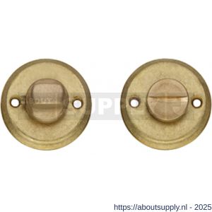 Intersteel Living 3173 WC-sluiting diameter 50x5 mm met stift 8x8 mm messing getrommeld - S26002702 - afbeelding 1