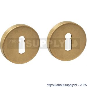 Intersteel Living 3410 sleutelrozetten verdekt diameter 53x9 mm PVD messing getrommeld - S26010943 - afbeelding 1