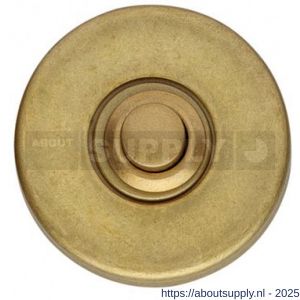Intersteel Living 3990 beldrukker rond verdekt messing getrommeld - S26007284 - afbeelding 1