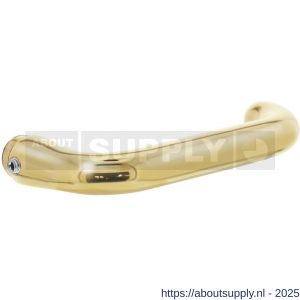 Intersteel 0234 deurkruk gatdeel Rond messing gelakt - S26001298 - afbeelding 1
