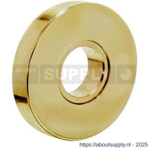 Intersteel 3156 rozetten verdekt diameter 50x8 mm messing gelakt - S26007567 - afbeelding 1