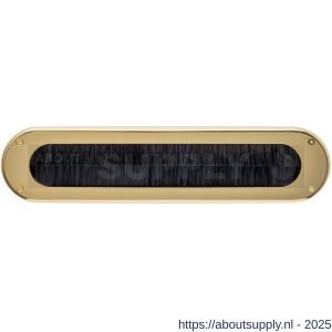 Intersteel 4015 tochtwering ovaal 340x80 mm PVD messingkleur - S26010882 - afbeelding 1