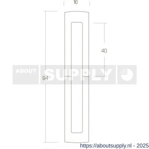 Intersteel Living 4540 sierhuls stomp 40x40 mm messing gelakt - S26007210 - afbeelding 2