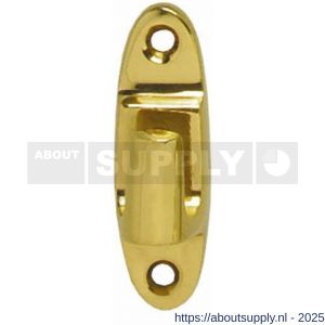 Intersteel 5615 sluithaak voor raamsluiting Dudok messing gelakt - S26003651 - afbeelding 1