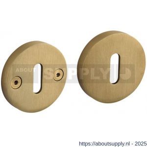 Intersteel 3175 sleutelrozetten éénzijdig verdekt diameter 55x8 mm met nokken diameter 8 mm PVD messing mat - S26011375 - afbeelding 1