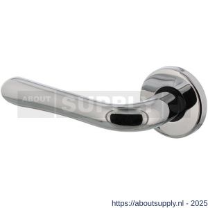 Intersteel 0198 deurkruk gatdeel links Saturnus op rozet verdekt diameter 49x7 mm chroom - S26000246 - afbeelding 1