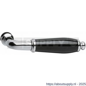 Intersteel 0206 deurkruk Courgette chroom-zwart - S26007432 - afbeelding 1