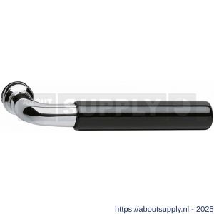 Intersteel 0216 deurkruk gatdeel Palma chroom-zwart - S26001082 - afbeelding 1