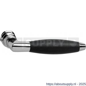 Intersteel 0371 deurkruk Marloes chroom-ebbenhout - S26001874 - afbeelding 1