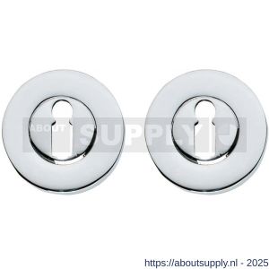 Intersteel Living 3156 sleutelrozetten verdekt diameter 50x8 mm chroom - S26011113 - afbeelding 1