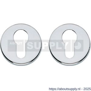 Intersteel Living 3186 cilinderrozetten verdekt diameter 49x7 mm chroom - S26011346 - afbeelding 1