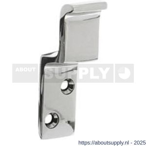 Intersteel 3700 sluitplaat met haak voor WC-overslag Vrij-Bezet chroom - S26009086 - afbeelding 1