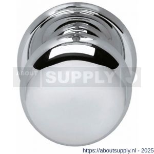 Intersteel 3930 voordeurknop zwaar diameter 70 mm op achterplaat diameter 75 mm chroom - S26001016 - afbeelding 1