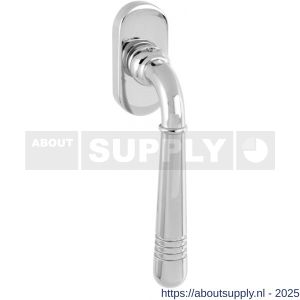 Intersteel Living 6170 raamkruk Helena op ovaal rozet chroom - S26005034 - afbeelding 1