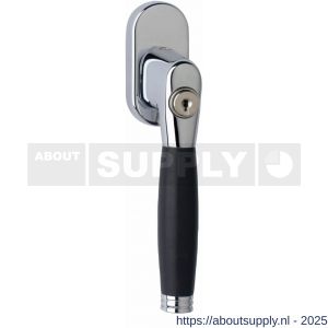 Intersteel Living 6616 raamkruk Ton 222 afsluitbaar op ovaal rozet chroom - S26003784 - afbeelding 1