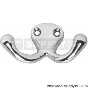 Intersteel Living 6926 jashaak scheepsmodel dubbele haak chroom - S26007779 - afbeelding 1