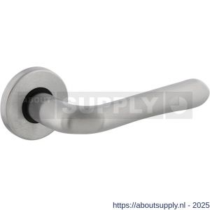 Intersteel Living 0198 deurkruk Saturnus op rozet verdekt diameter 49x7 mm chroom mat - S26000409 - afbeelding 1