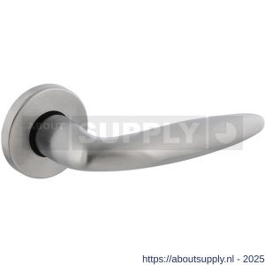 Intersteel Living 0199 deurkruk Sigaar op rozet verdekt diameter 49x7 mm chroom mat - S26007338 - afbeelding 1