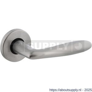 Intersteel Living 0200 deurkruk Phobos op rozet verdekt diameter 49x7 mm chroom mat - S26000414 - afbeelding 1