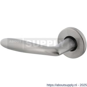 Intersteel 0200 deurkruk gatdeel links Phobos op rozet verdekt diameter 49x7 mm chroom mat - S26000416 - afbeelding 1
