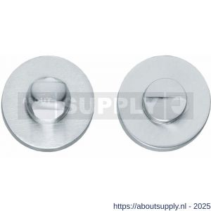 Intersteel 3156 WC-sluiting verdekt diameter 50x8 mm met stift 8x8 mm chroom mat - S26002656 - afbeelding 1