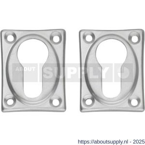 Intersteel Living 3183 cilinderrozetten 47x37x5 mm chroom mat - S26011118 - afbeelding 1
