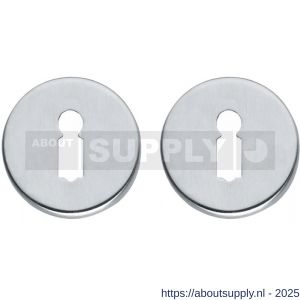 Intersteel Living 3186 sleutelrozetten verdekt diameter 49x7 mm chroom mat - S26011119 - afbeelding 1