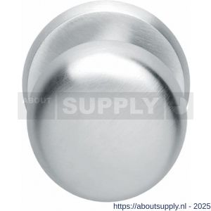 Intersteel Living 3930 voordeurknop zwaar diameter 70 mm op achterplaat diameter 75 mm chroom mat - S26007410 - afbeelding 1